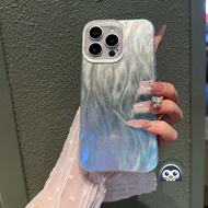 Shiny Feather Yarn Casing For Infinix Hot 50 50i 40 40i 30 30i NFC 11 Play 12i 10 8 Lite 9 Note 40 P