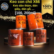 Dog glue X66 - Carpet glue, shoe glue, wood glue,... [100, 200ml]