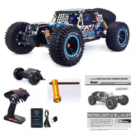 Zd Racing Dbx-07 1/7 6s Brushless Rc Remote Control Simulation Electric 4wd Off-Road Car Desert Truc