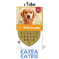Advocate for Large Dog (10-25 kg) - Anti Flea & Worm Medicine for Dogs