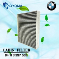 CABIN AIRCORD FILTER CARBON BMW F20/F30 ( 3 SERIES ) - OE NO:64119237555