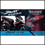 ✁ honda Beat fi v2 Sticker Decals