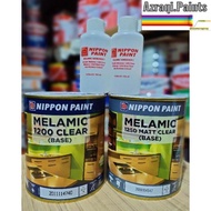NIPPON MELAMIC CLEAR 1200 & MATT CLEAR 1250 VERNIS KAYU ( 1 LITER ) - Gerakzone