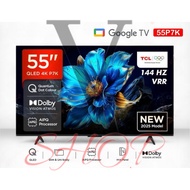 [NEW MODEL 2024] SHARP 55 INCH 4K UHD GOOGLE TV 4TC55FJ1X || TCL 55" 4K QLED TV 55P7K
