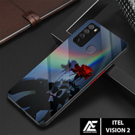 Case ITEL VISION 2 - Casing ITEL VISION 2 Case 4D Terbaru 2022 AEROSTORE.ID [ RAINBOW ] Soft Case Gl