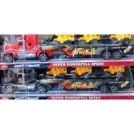 Lori Trailer Mainan Lorry Trailer Bawa Lorry Toy