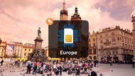 4G/5G unlimited data Sim card for 33 European countries (pick up at Hong Kong Airport)