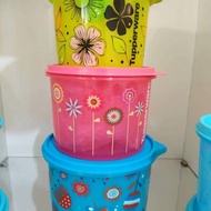 daisy canister toples set tupperware