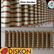Poni Gorden Atas Pintu Polos / Tirai Jendela Pendek / Tabir Ruang Tamu - Poliester Warna Cerah