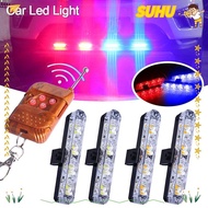 SUHU Car Led Light Fireman Beacon 16LED Police Light Emergency Strobe Light