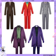 Gotham Joker Cosplay Suit Batman Dark Knight Heath Ledger Dress Suit 1121t