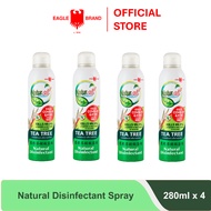 4x - Eagle Brand Naturoil Tea Tree Disinfectant Spray 280ml
