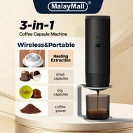 3 in 1 portable capsule coffee machine American Italian espresso electric household small heating pu