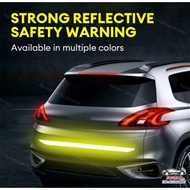 Car Warning Safety Reflective Sticker Reflector Tape Warning Strip Reflector Accessories Car Motorcycle Trunk Van