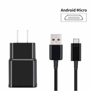 samsung สายชาร์จsamsung + หัวชาร์จเร็ว สายMicro USB หัวชาร์จเร็ว9V/1.67A or 5V/2.0A มีสีดำและสีขาว