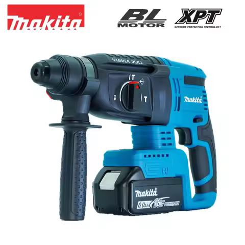 Original Makita DHR242 18V LXT Rotary Hammer 2J Impact 4700 IPM 24mm Concrete Drill Professional Gra