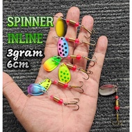 FISHING SPINNER INLINE BAIT Inline Spinner Lure Casting Bait Snakehead FISHING BAIT