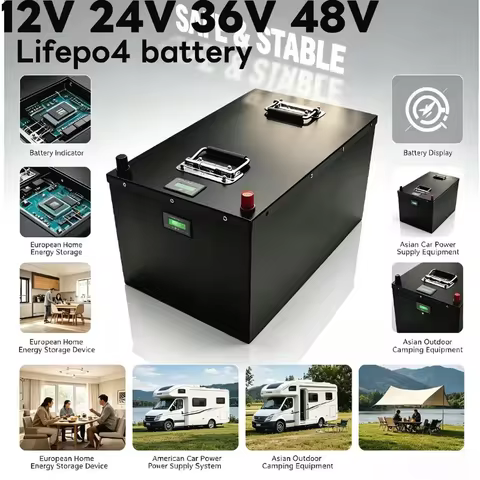 12V 24V 36V 48V LiFePO4 Battery Pack 200Ah 300Ah 400Ah 500Ah 600Ah 800Ah | Deep Cycle Rechargeable B