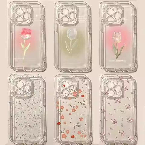 Korean Flowers Phone Case For Realme 9 9i 10 11 12 Pro Plus 3 5 Pro OPPO A1K A79 A93 A94 A73 A37 F5 