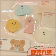 Ins acrylic clip stationery fixed clip data test paper finishing clip transparent expression dovetai