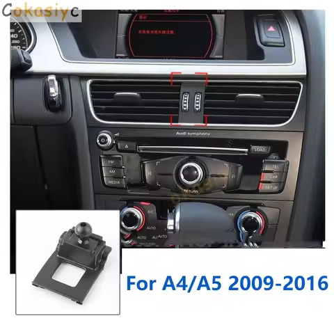 17mm Special Mounts For Audi A4 B8 B9 A5 8F 8TA 8T F5 Car Phone Holder GPS Supporting Fixed Bracket 