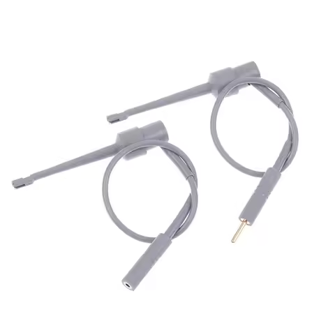 2pcs Dental Endodontic Apex Locator Accessory Kit Measuring Wire Probe, Lip Clips & File Holders Roo