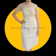 Knee Length Mother Dress/Ninang Dress