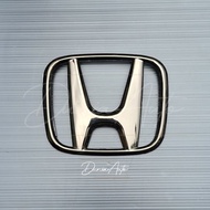 Honda City Hatchback Rear Black Chrome Logo Emblem