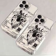 Sketch Heart Suitable for Apple13promax 14Phone case15pro 15promaxFine Hole11 12Anti-Fall 3E7G