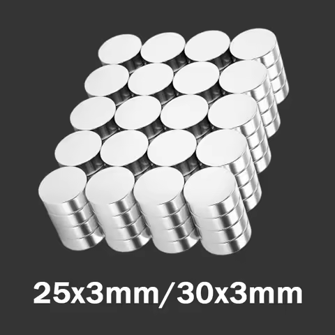 25x3/30x3mm circular magnets in various specifications suitable for kitchens refrigerators, warehous