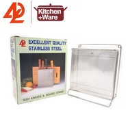 Stainless Steel /  Knives and Chopping Board Stand