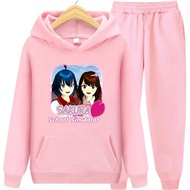 ️NEW Sakura SCHOOL SIMULATOR Hoodie Sweater Suit/1 Set Of Children's Sweater/Size S (4-6Yrs) M (7-9Yrs) XL(10-14Yrs).,.,.,.,