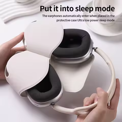 Silicone Case For AirPods Max Headphone Protective Cover Headset Shockproof Anti-drop Cover For AirP