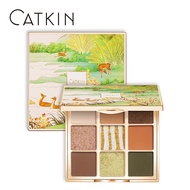 CATKIN 9 Colors Eyeshadow Palette Glitter All Day Smooth Texture Easy to Apply High Pigment Eye Shad