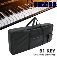 GLENES Keyboard Bag, 61/76/88 Key Waterproof Instrument Keyboard Case, Portable Anti Shock Protective Case 600D Oxford Piano Storage Bag Outdoor Travel