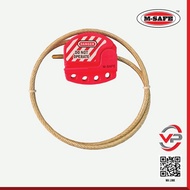 M-SAFE ADJUSTABLE CABLE LOCKOUT / HIGH TEMPERATURE RESISTANT LENGTH 1M / 1.8M MULTIPURPOSE CABLE LOT