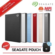 Seagate New Backup Plus Slim 4TB External Hard Drive 2.5 External USB 3.0 Official + Pouch