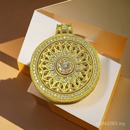 Compass Colorful Gold Water Shell Sunflower White Shell Wholesale Pendant au750 Gold Jasper White Sh