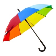 LM 23 inches/27 inches Rainbow Umbrella automatic umbrella folding automatic fibrella long umbrella