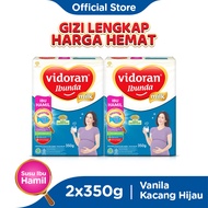 Vidoran Ibunda Vanilla Kacang Hijau 350gr Susu Ibu Hamil - 2 box (Exp : 04.2026)