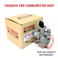 YAMAHA Y80 Y100 CARBURETOR ASSY -ORIGINAL MIKUNI JAPAN MOMO20