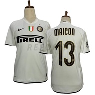 Jersey Original Retro Internazionale Inter Milan Away 2008/2009 MAICON 13 Jadul RARE