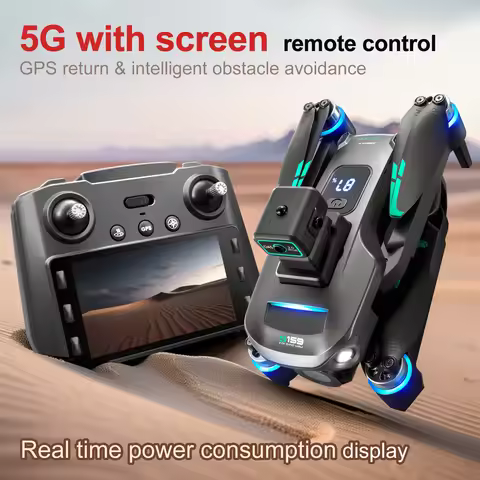 S159 GPS Drone 8K HD Camera Screen Send Memory Card 5G Image Transfer Obstacle Avoidance Brushless F