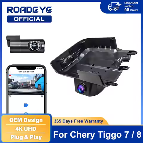 4K Front And Rear Camera Wifi DVR Dash Cam For Chery Tiggo 7PLUS ,Tiggo 8 Pro/8PRO New Energy Deluxe