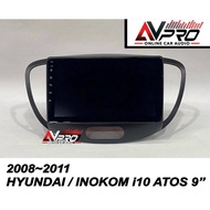 2008~2011 HYUNDAI / INOKOM i10 ATOS OEM 9" Android WiFi GPS USB MP4 Video Player