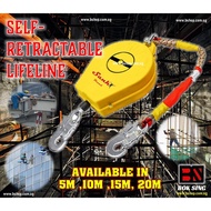 SELF RETRACTABLE LIFELINE / AUTO FALL ARRESTOR -5M,10M,15M,20MTR