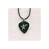 【Coco & Palm】 Avril Ramona Lavigne Star Shaped Guitar Pick Pendant 1pcs Rope Necklace Stainless Stee