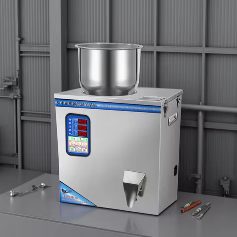 99/200g Automatic Powder Filling Granule Packing Machine Leaf Filler Particle Powder Black Tea Racki