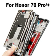 1X Middle Frame For Huawei Honor 70 Pro + Plus Front Bezel Housing Lcd Supporting Holder Rear Plate 