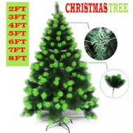 Christmas Tree 4ft 5ft 6ft 7ft 8ft 2 Color Green Tree White Tree Christmas Decor Metal Stand